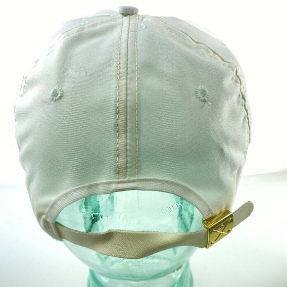 TIDE White Rope Hat Vintage Old Stock Embroidered - Picture 2 of 4